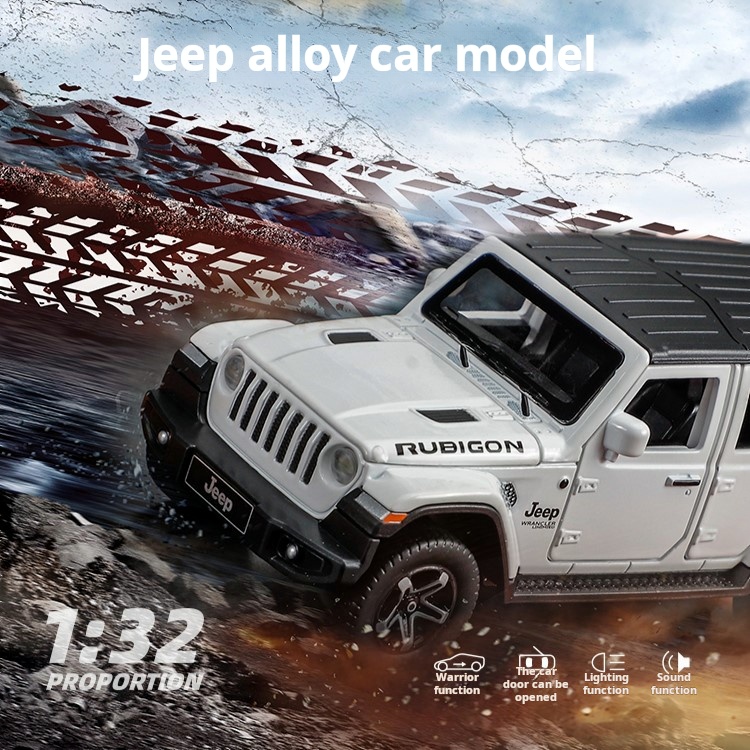 Kids Toys Jeep - 1/32 Jeep Wrangler Rubicon Geländewagen Simuliertes