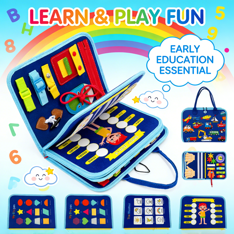 Kids Toys Easter - Montessori Busy Board Sensorisches Spielzeug Pädagogische
