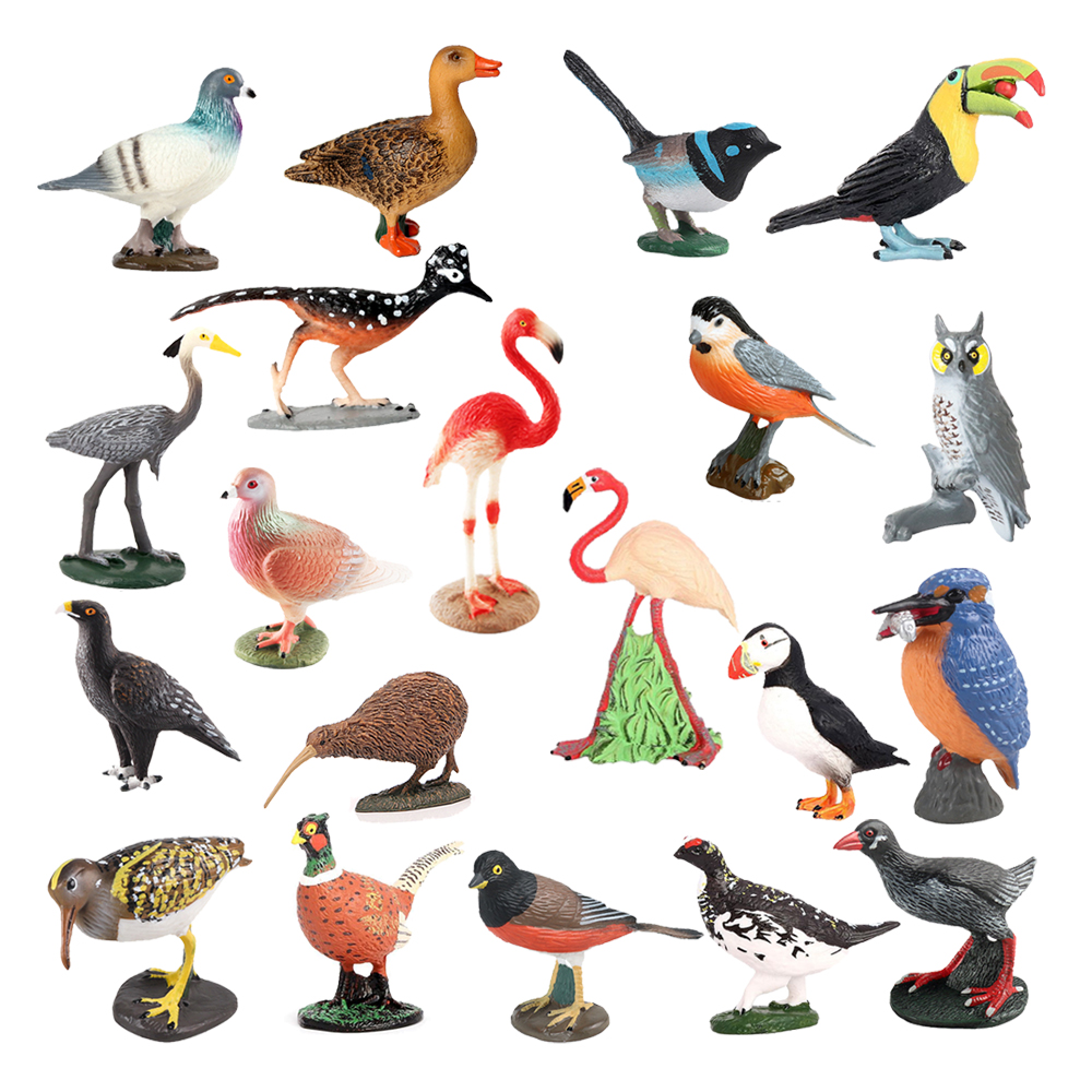 Kids Toys Under 1 Year - Waldtiere Flamingo Türkei Seahawk Tucan Kiwi
