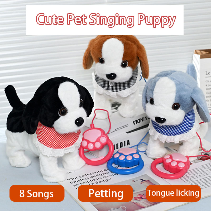 Kids Toys Dog - Ziehen String Elektrische Welpen Weiche Plüsch
