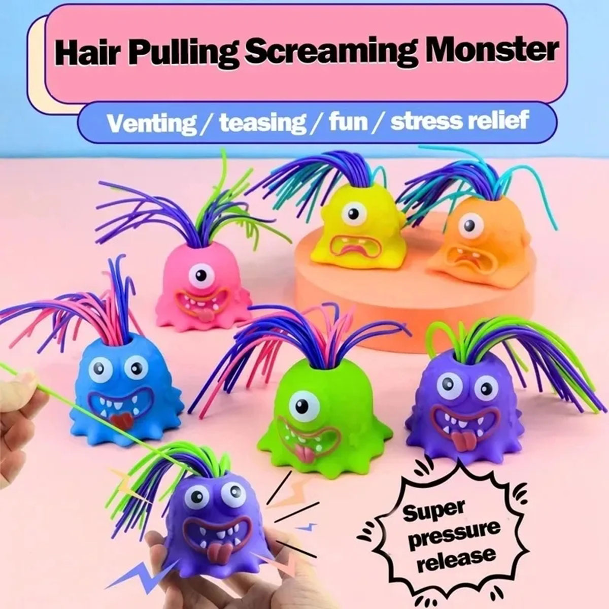 Kids Toys Easter - Neue Neuheit Lustige Haar Ziehen Wird