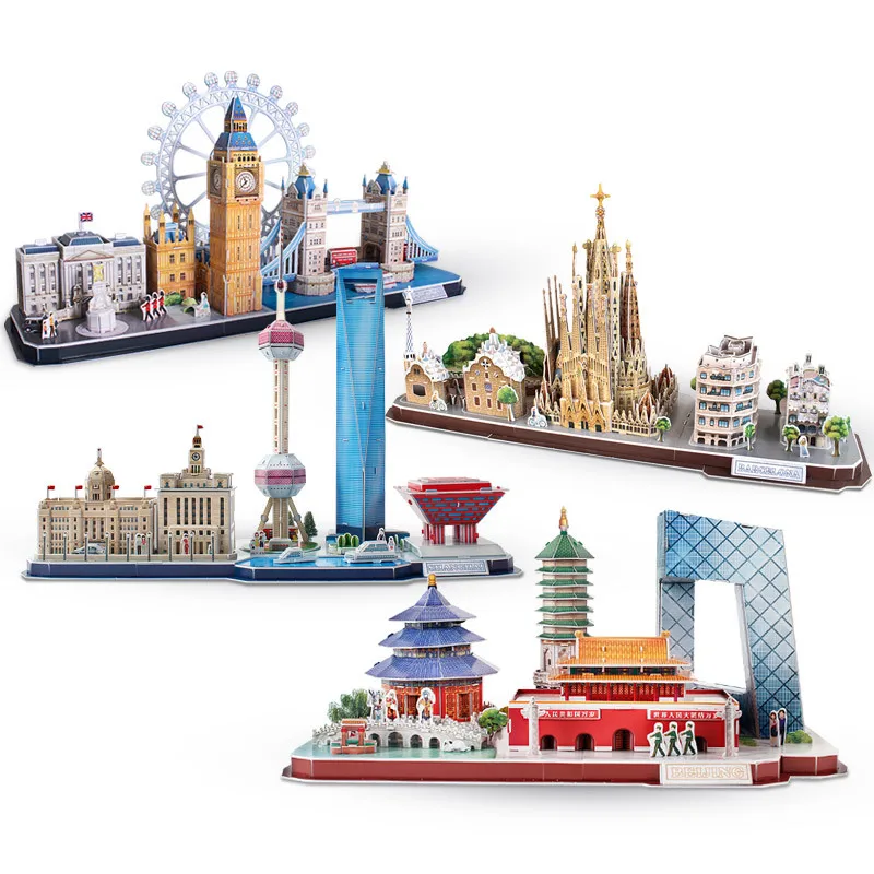 Kids Toys Paris - 3D Puzzle Spiel DIY Spielzeug Papier