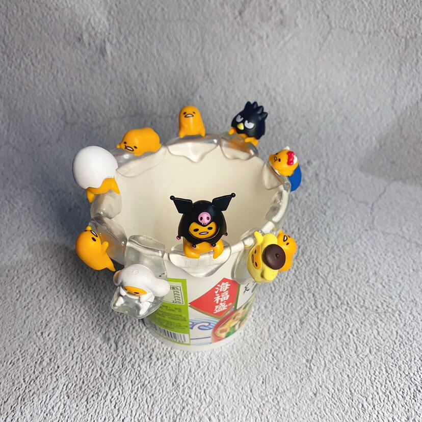 Kids Toys Under 1 Year - Sanrio Gudetama Cup Edge Mini-Figuren Blindbox