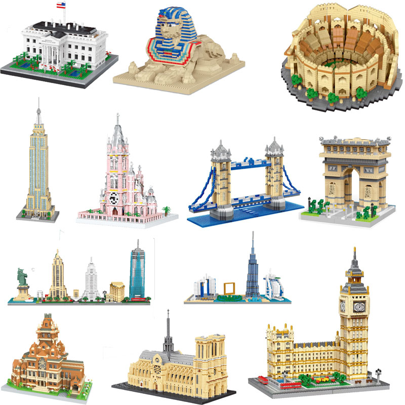 Kids Toys Dubai - MOC Weltberühmte Stadt Sehenswürdigkeiten Architektur-Bausteine Set