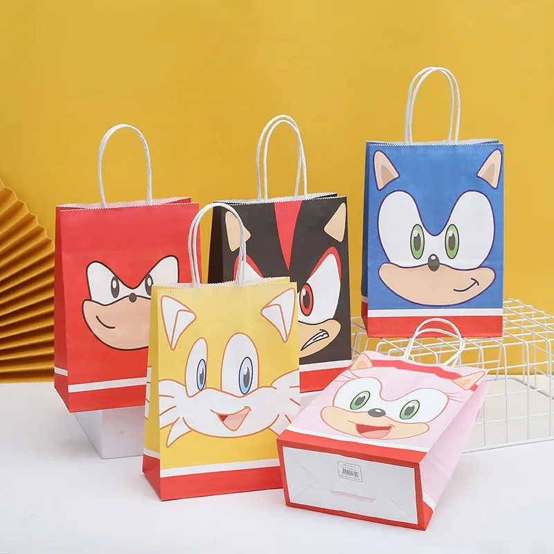 Kids Toys Kitchen - Meistverkaufte Neue Sonic Süßigkeiten-Geschenktüte Niedliche Cartoon-Igel-Anime-Einkaufstasche