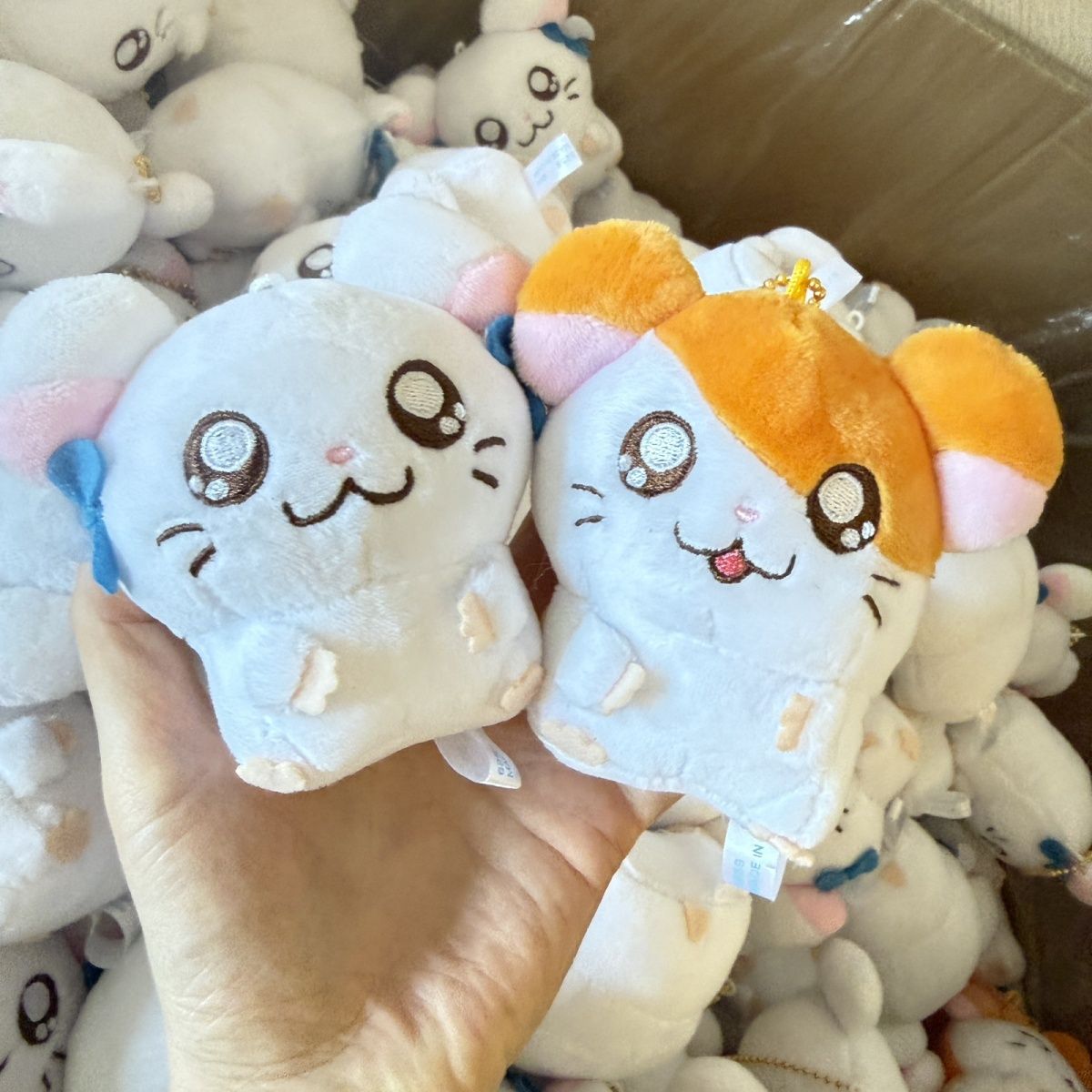 Kids Toys Boys - Niedlicher Hamtaro Bijou Plüsch-Schlüsselanhänger als Taschenanhänger,