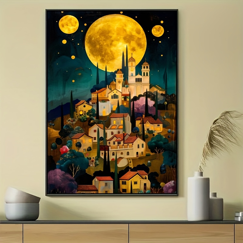 Kids Toys Under 1000 - 500/1000/1200/2000-teilige Puzzles „Under The Moon Village“,