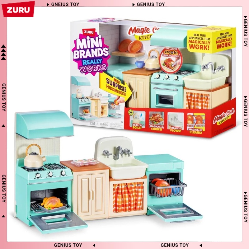 Kids Toys Kitchen - Zuru Mini Brands Magic Cook Küchenset