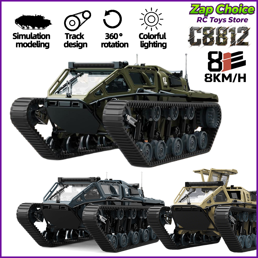 Kids Toys Jeep - JJRC C8812 1/16 Kettenpanzer RC Auto