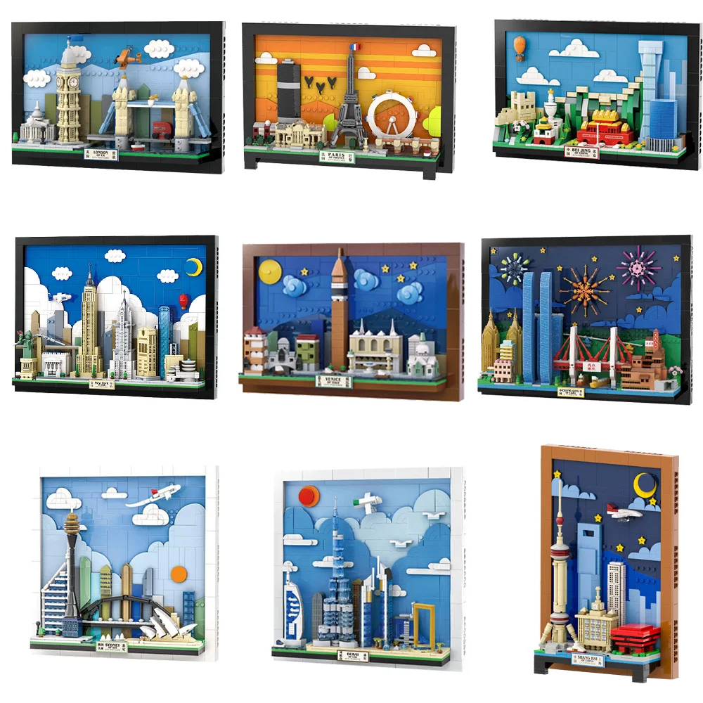Kids Toys Dubai - New York Bausteine Stadt Postkarte Chong
