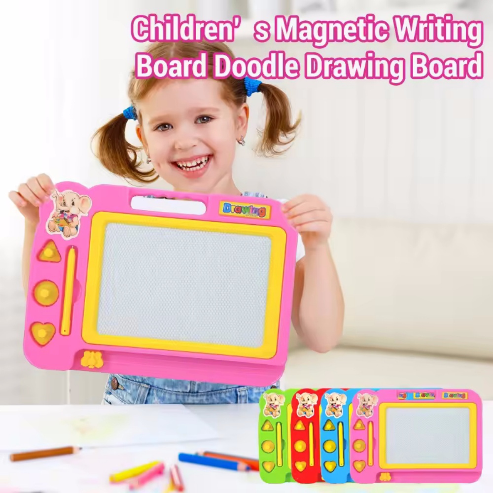 Magnetic Drawing Board - Magnetisches Zeichenbrett Schreibtafel Baby Farb-Kritzelbrett Kunst-Puzzle