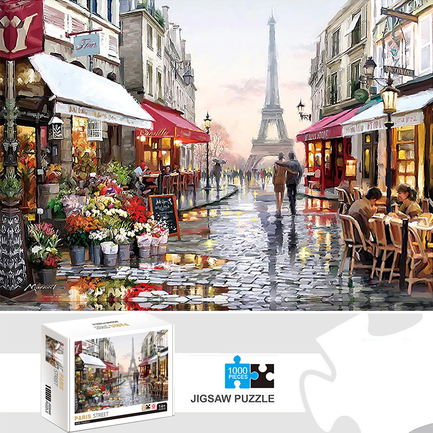 Kids Toys Paris - 1000 Teile Paris Street Puzzle Home