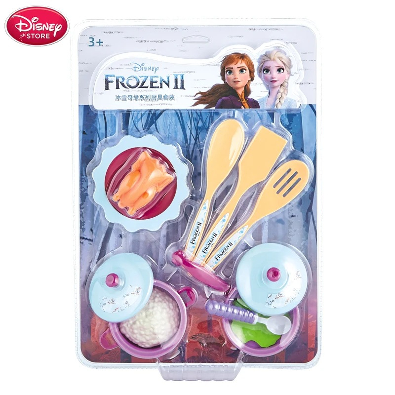 Kids Toys Kitchen - Frozen 2 Küchen-Spielzeug Lebensmittel Kochgeschirr Topf