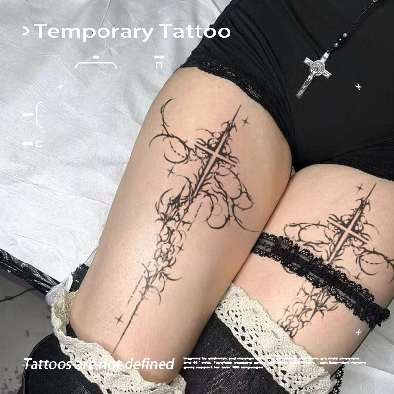 Kids Toys Low Price - Temporäre Tattoos Dunkler Dorn Kräuter-Saft Tattoo-Aufkleber