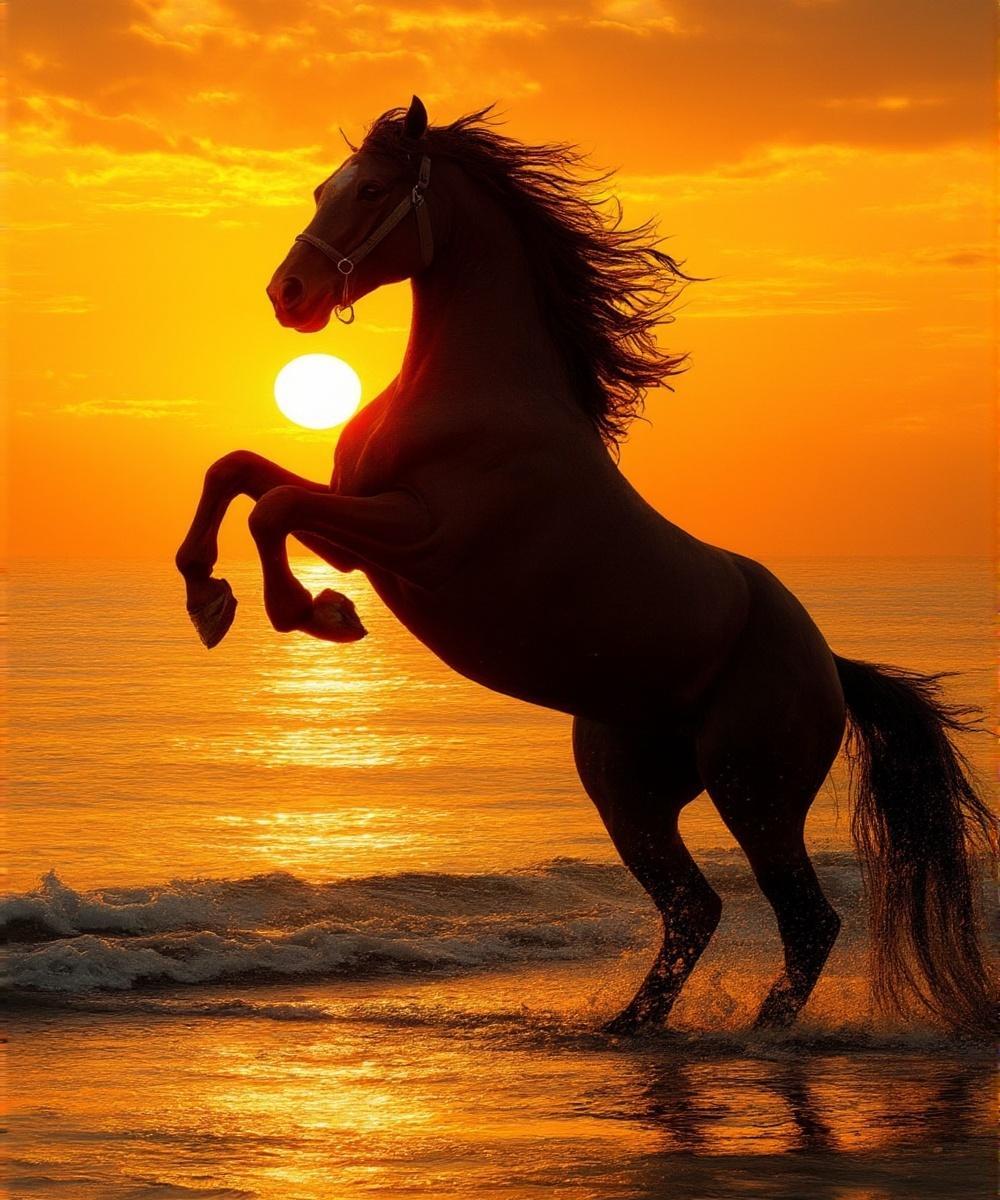 Kids Toys Under 1000 - 500/1000/1200/2000PCS Puzzles Strong Horses Under The