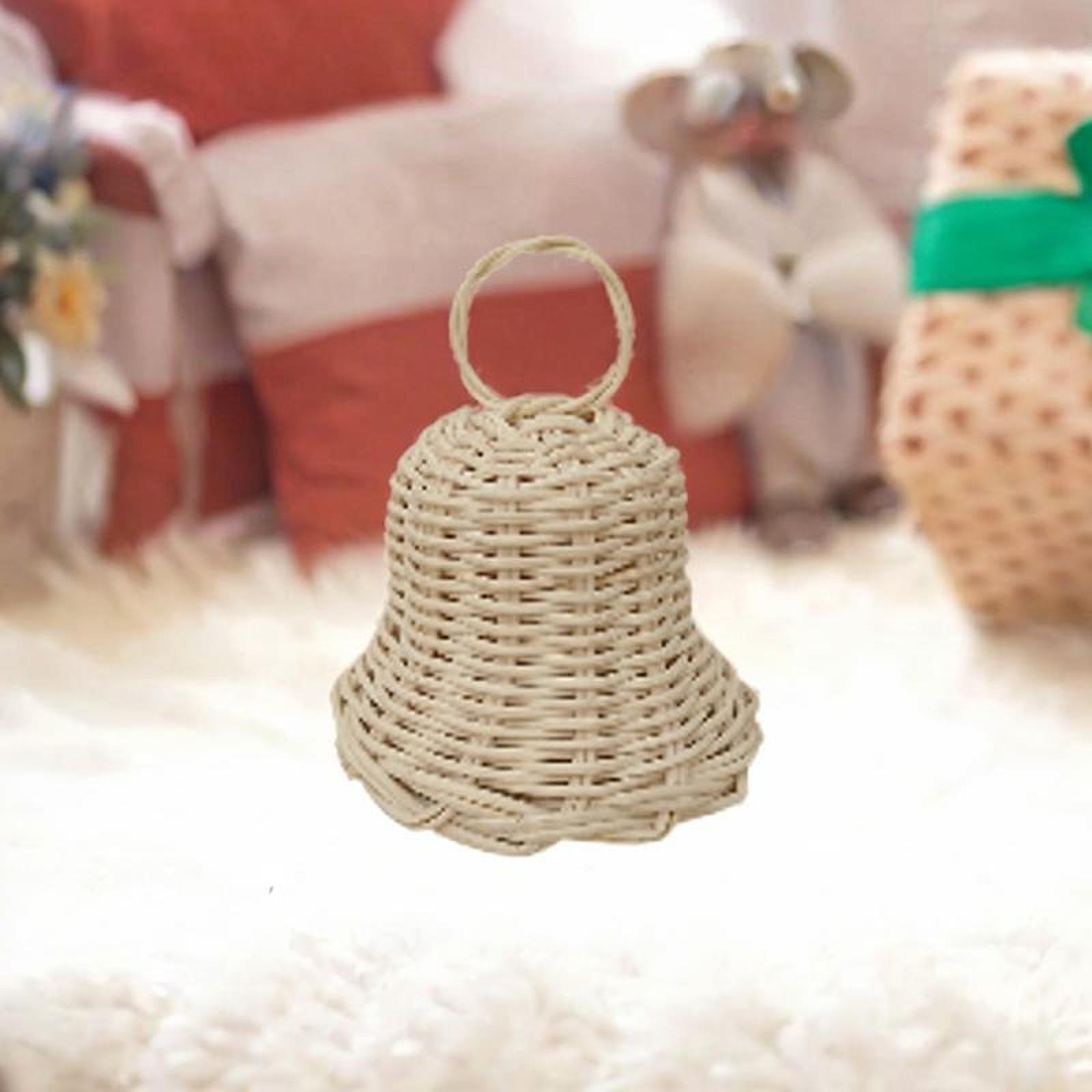 Kids Toys Mall - Handgewebte Glocken Charm Crafts Weihnachtsbaum Anhänger