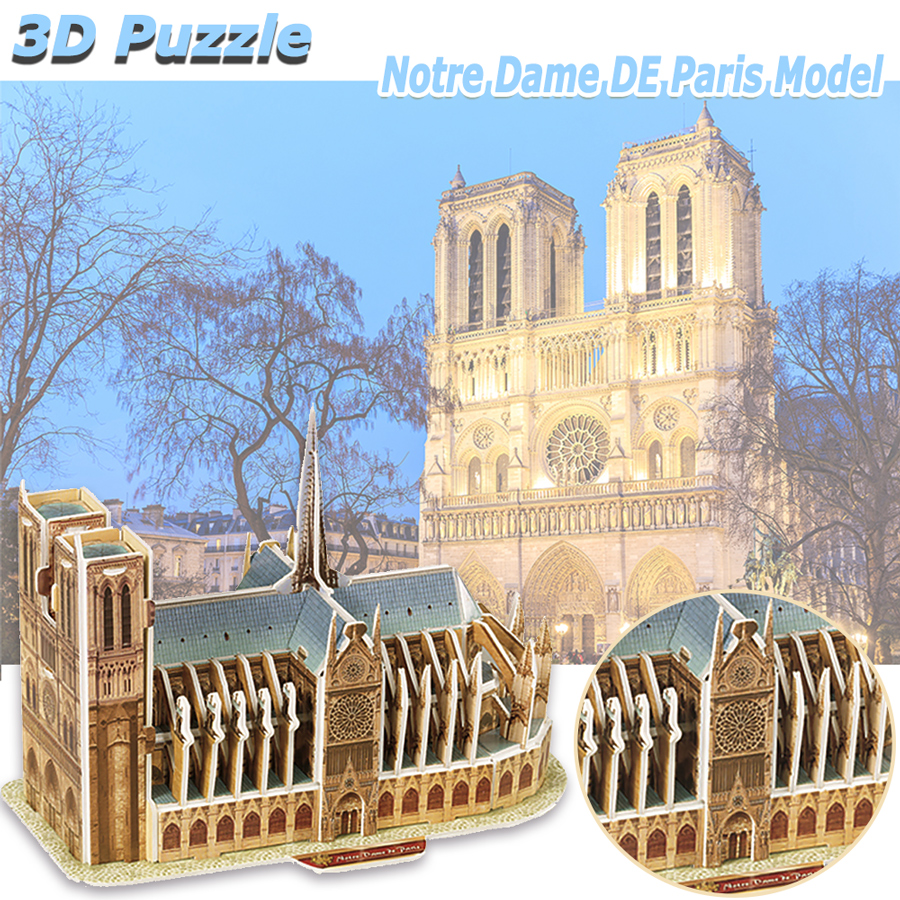 Kids Toys Paris - 3D Puzzle Notre dame De Paris