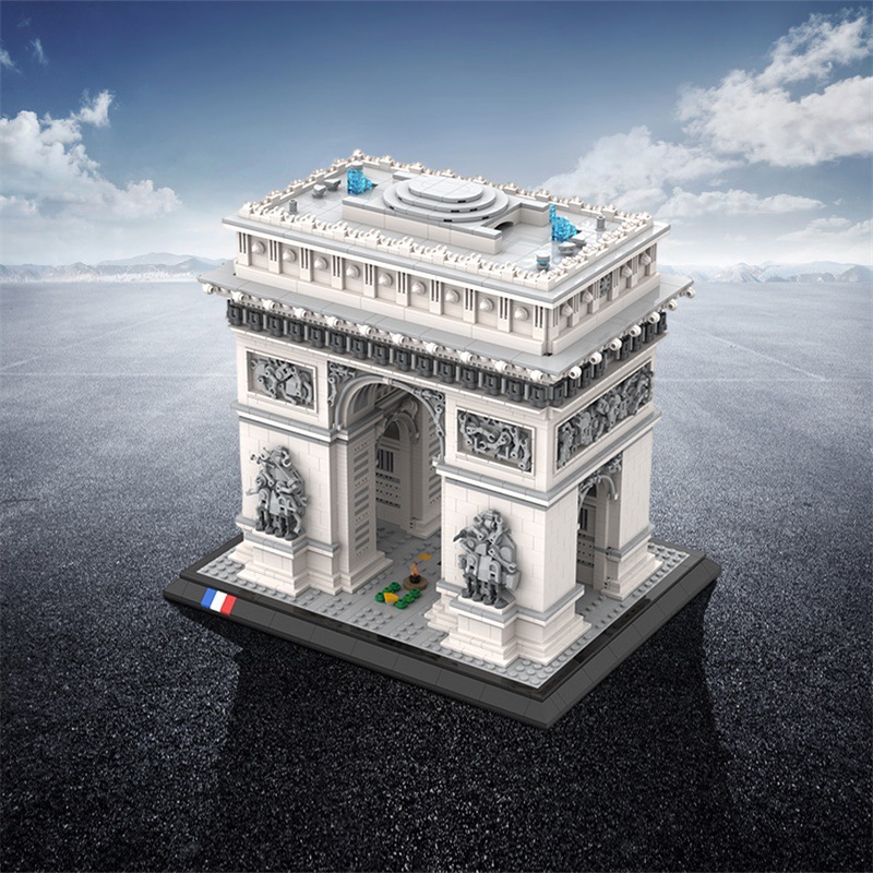 Kids Toys Paris - 4445PCS Arc de Triomphe Modell Bausteine