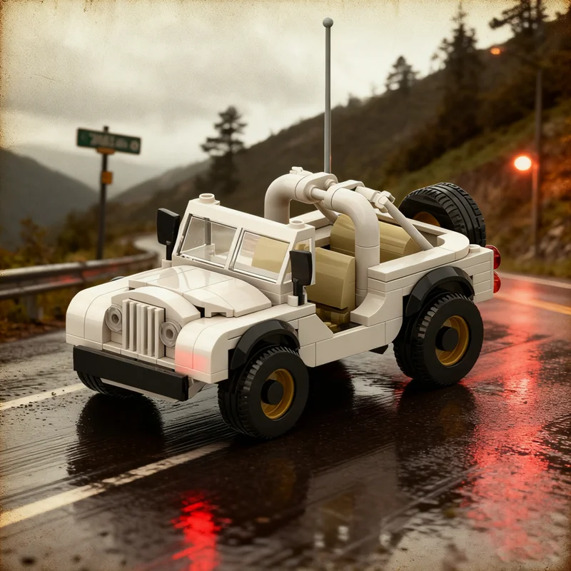 Kids Toys Jeep - 202-teiliger MOC Jeep CJ 7 Daisy