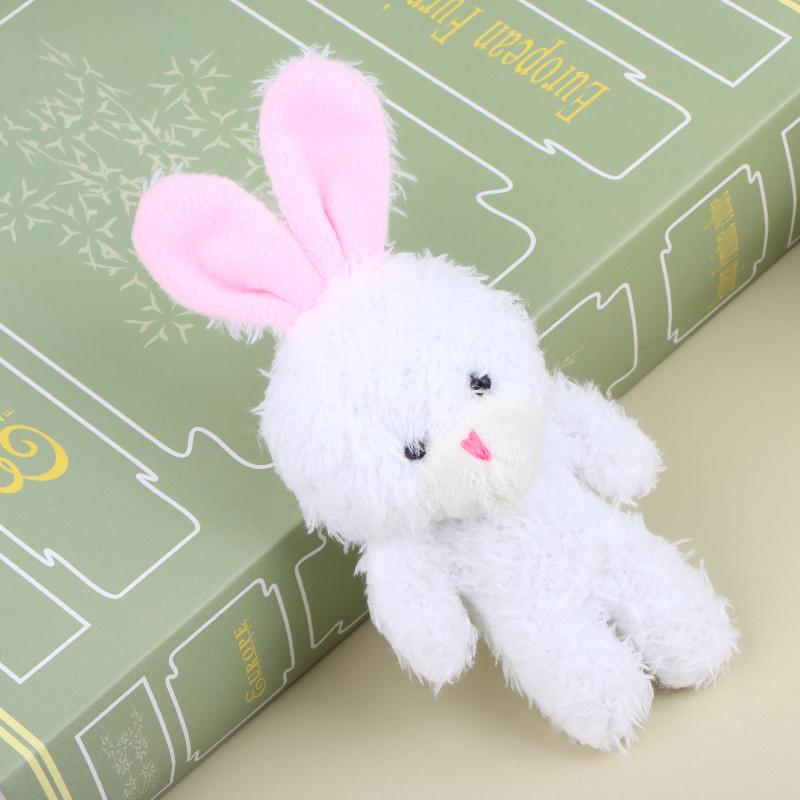 Kids Toys Easter - 16* 7,5cm Hasen-Plüsch-Schlüsselanhänger Oster-Taschenanhänger Weiche Gefüllte
