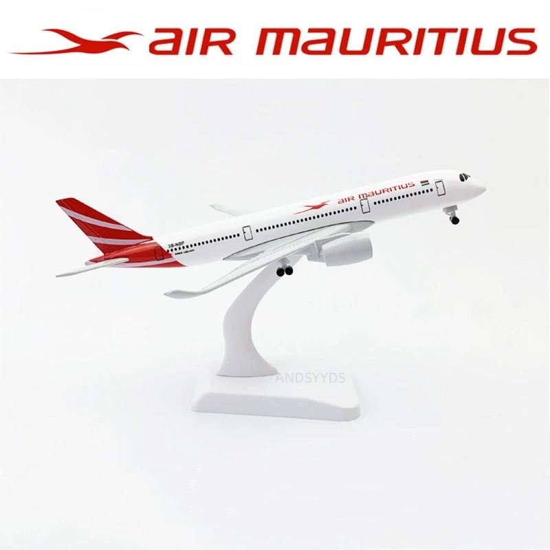 Kids Toys Mauritius - 20CM Metall-Legierung Flugzeugmodell Spielzeug A350 Mauritius