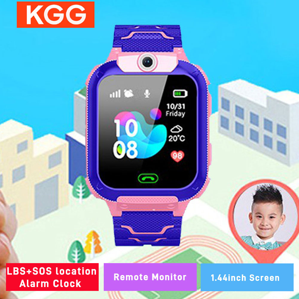 Kids Toys Location - Kinder-Smartphone-Uhr, 2 G, SOS-Anruf zurück, LBS-Standort