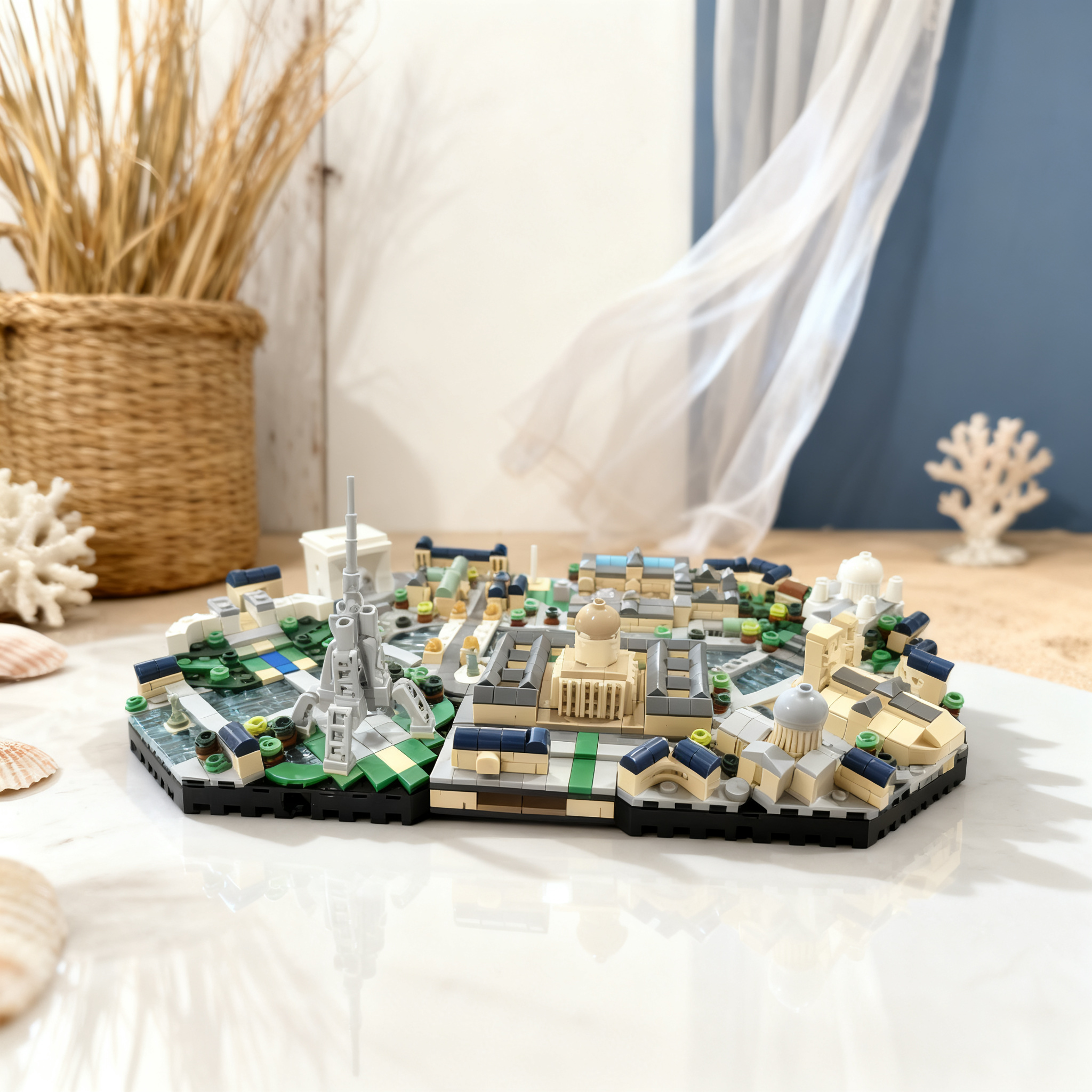 Kids Toys Paris - 1275 Teile MOC Paris Diorama Architekturmodell