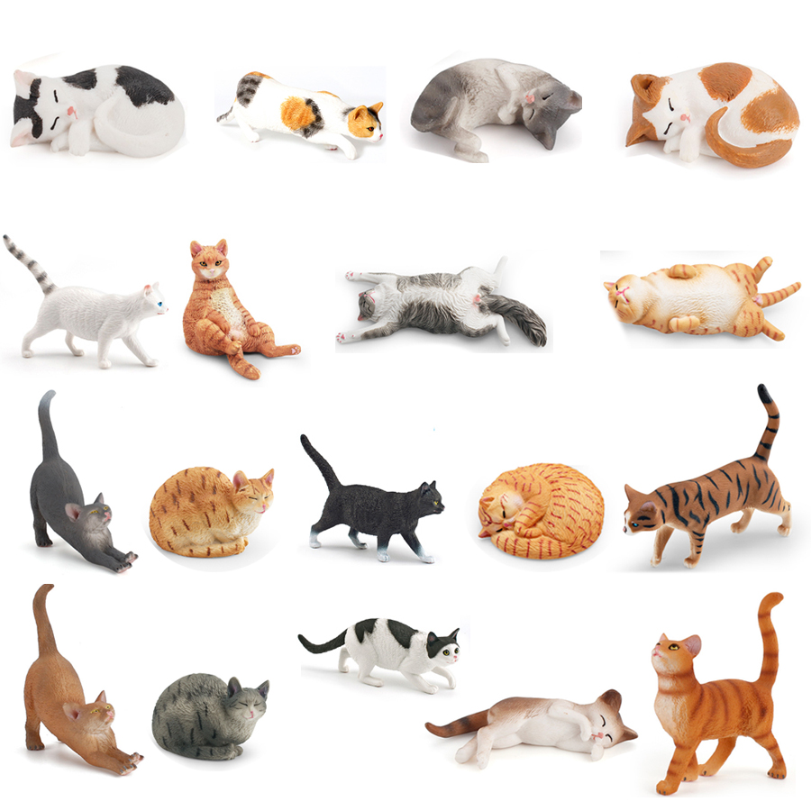 Kids Toys Under 1 Year - Realistische süße Kitty faule pastorale Katze