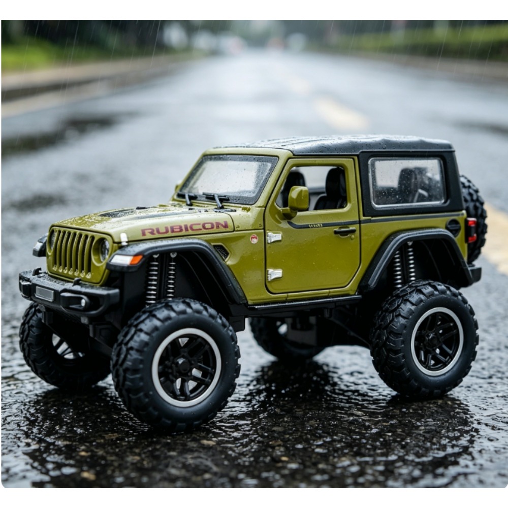 Kids Toys Jeep - 1:24 Jeep Big Wheel Offroad-Modellauto aus