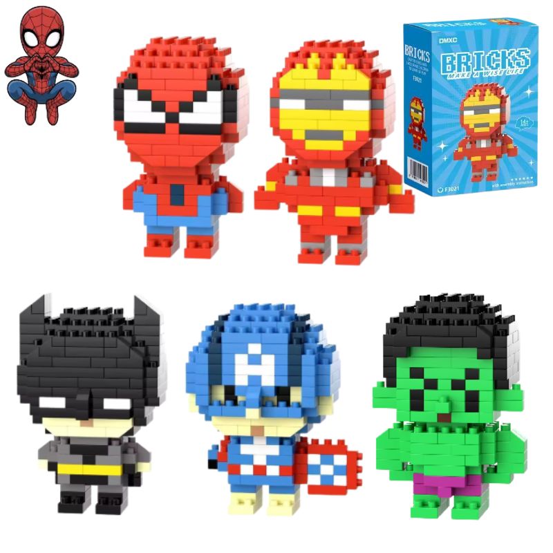 Kids Toys Blocks - BANDAI Marvel Spider-Man Deadpool & Venom