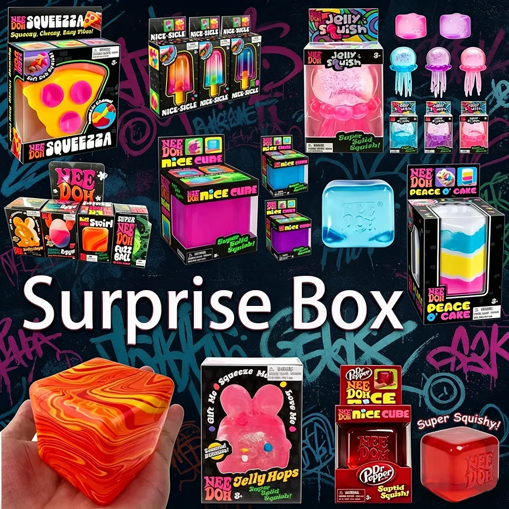 Kids Toys Easter - NeeDoh Überraschungsbox Quetschspielzeug - 6 Stile