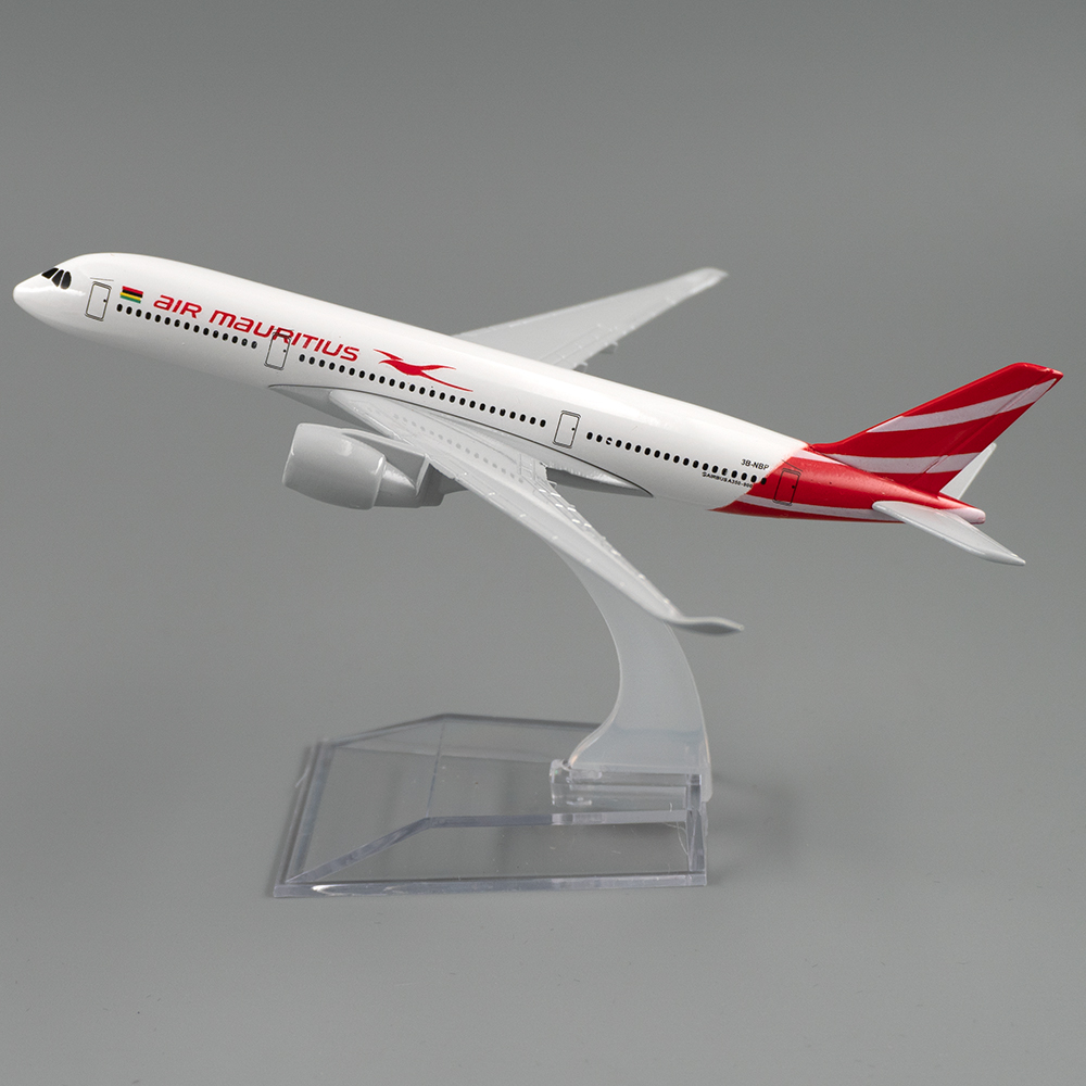 Kids Toys Mauritius - 1/400 Airbus A350 Air Mauritius Miniatur