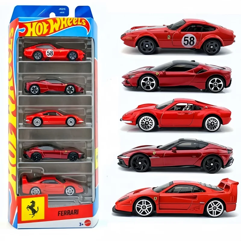 Kids Toys Boys - Neues Hot Wheels Ferrari JLN12 5-teiliges
