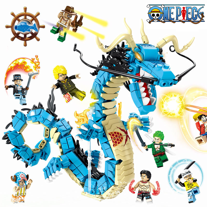 Kids Toys Blocks - Ein Stück Bausteine Blind Box Luffy