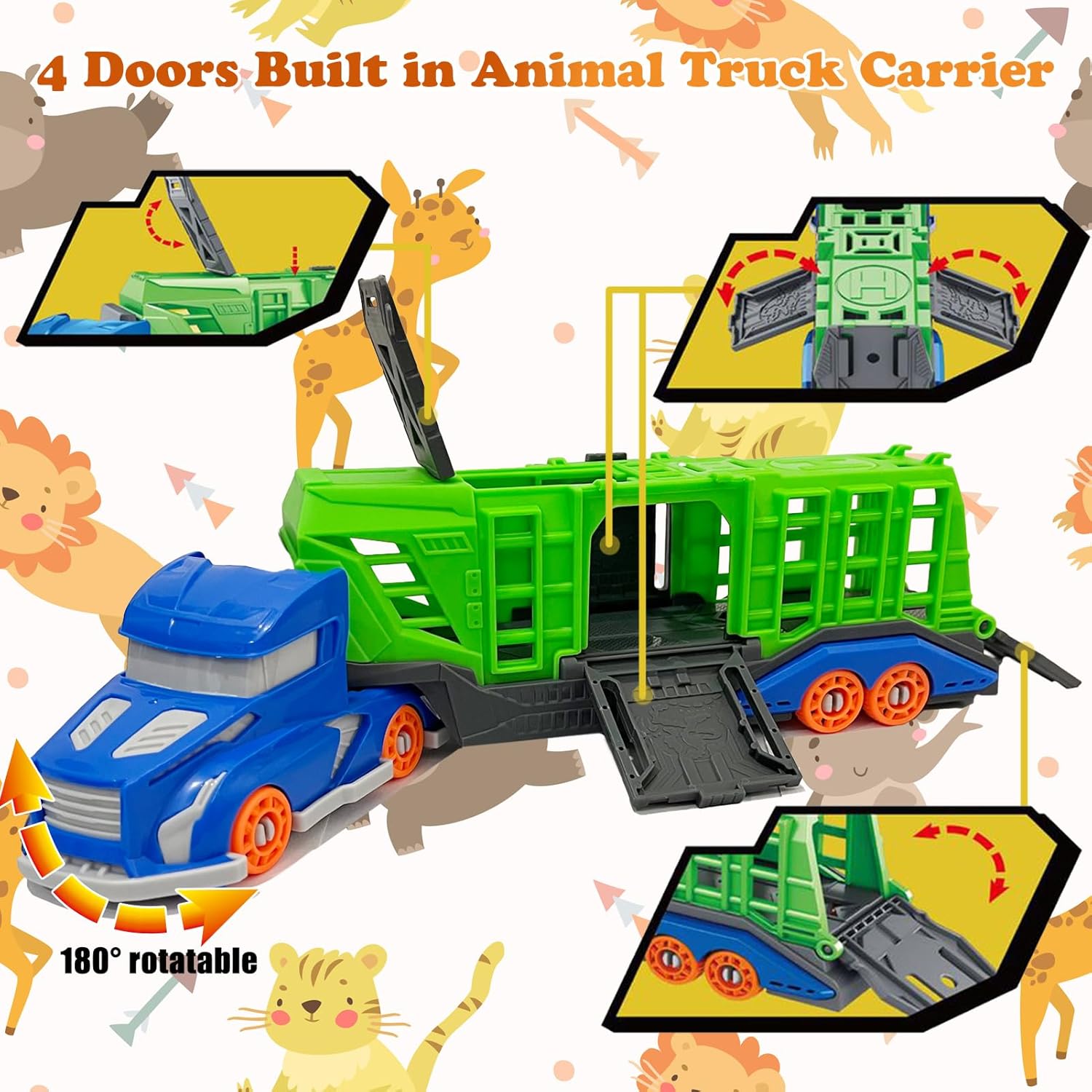 Dinosaurier-Transportfahrzeug- – Kids Toys Under 1 Year Bewertung und Preis