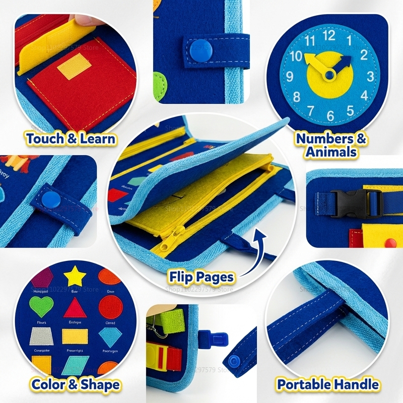 Montessori Busy Board Sensoris – Kids Toys Easter Bewertung und Preis