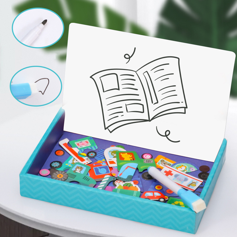 Multifunktionales Tierpuzzle a – Magnetic Drawing Board Bewertung und Preis