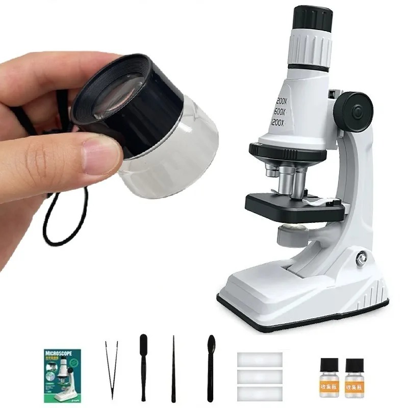 200/600/1200x Handlupe Schule  – Microscope Kids Science Bewertung und Preis