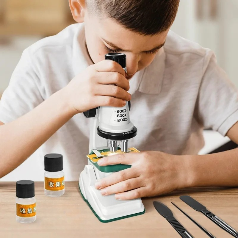 200/600/1200x Handlupe Schule  – Microscope Kids Science Bewertung und Preis