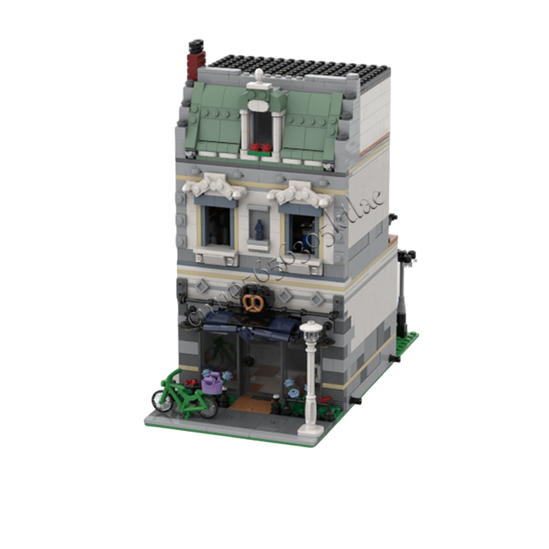 1268-teiliger MOC Stadtansicht – Kids Toys Blocks Bewertung und Preis
