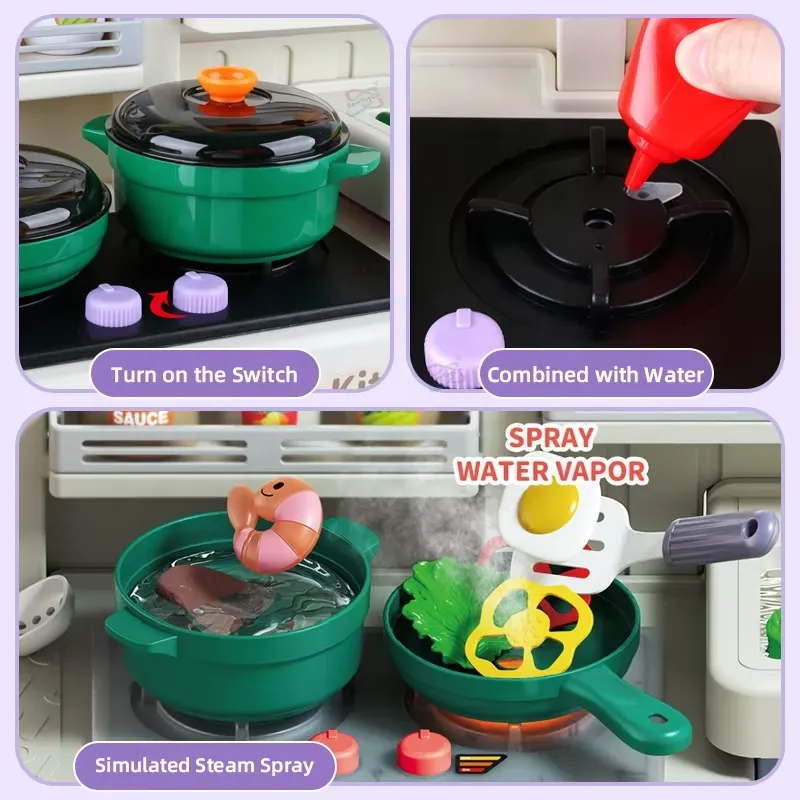 90cm Großes Spielküchen-Set fü – Kids Toys Kitchen Bewertung und Preis