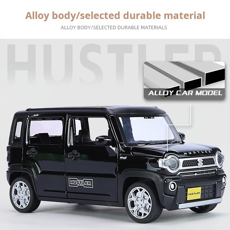 1:22 Suzuki HUSTLER Legierung  – Kids Toys Jeep Bewertung und Preis