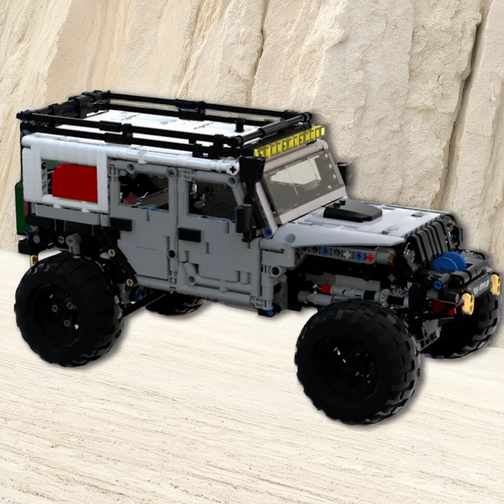 1260 Teile MOC LXF Jeep Wrangl – Kids Toys Jeep Bewertung und Preis