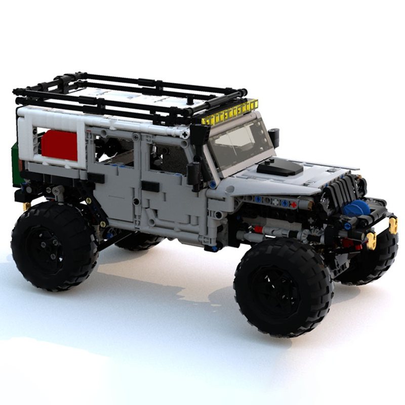 1260 Teile MOC LXF Jeep Wrangl – Kids Toys Jeep Bewertung und Preis
