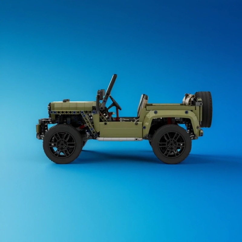 1603 Teile MOC C Modell Willys – Kids Toys Jeep Bewertung und Preis