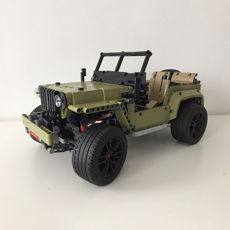 1603 Teile MOC C Modell Willys – Kids Toys Jeep Bewertung und Preis