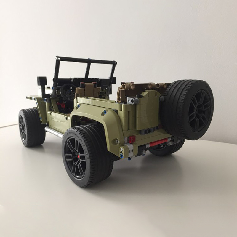 1603 Teile MOC C Modell Willys – Kids Toys Jeep Bewertung und Preis