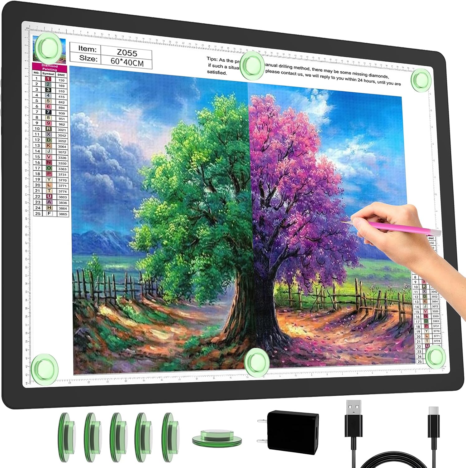 Wiederaufladbares A2-Lichtpad  – Magnetic Drawing Board Bewertung und Preis