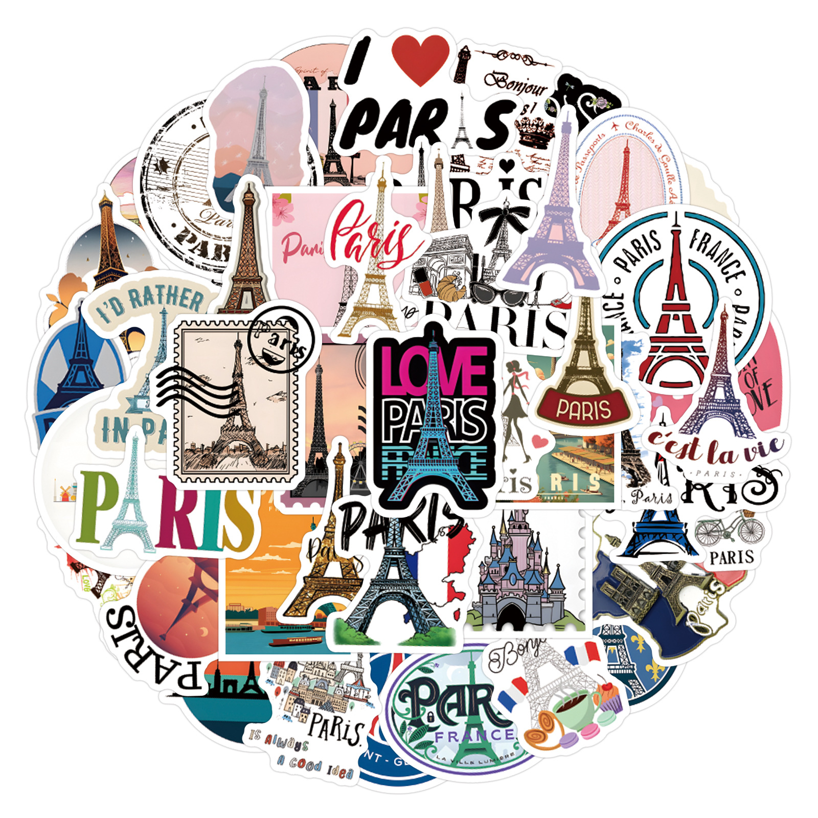 50/100 Stück Liebe in Paris Fr – Kids Toys Paris Bewertung und Preis