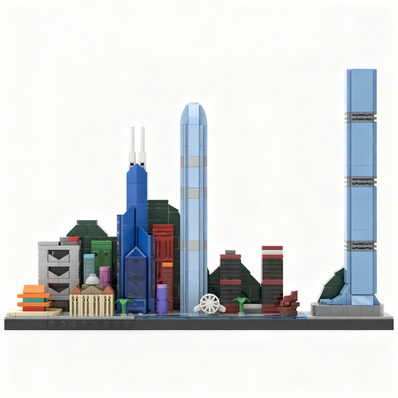 667-teiliges MOC Hong Kong Sky – Kids Toys Hong Kong Bewertung und Preis